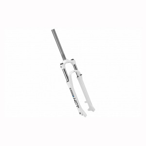 Вилка STELS SF-XCT30 DS SUNTOUR 27.5&quot; 1-1/8&quot; аморт. безрезьб. диск.торм., алюм. белая 