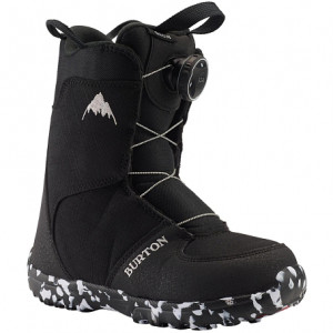 Ботинки для сноуборда Burton GROM BOA BLACK (2022) 