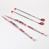 Комплект беговых лыж Brados NNN (Rottefella) - 190 Step XT Tour Red