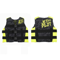 Спасательный жилет нейлон детский Jetpilot Cause Kids ISO 50N Nylon Vest Black/Yellow S21 (19084)