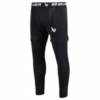 Брюки компрессионные с раковиной Bauer Perf Jock Pant S22 YTH (1058958)