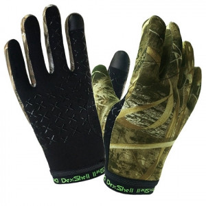 Водонепроницаемые перчатки DexShell Dexfuze Drylite 2.0 Gloves камуфляжные/черные 