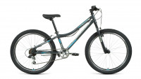 Велосипед Forward Titan 24 1.0 темно-серый/бирюзовый рама: 12" (2022)