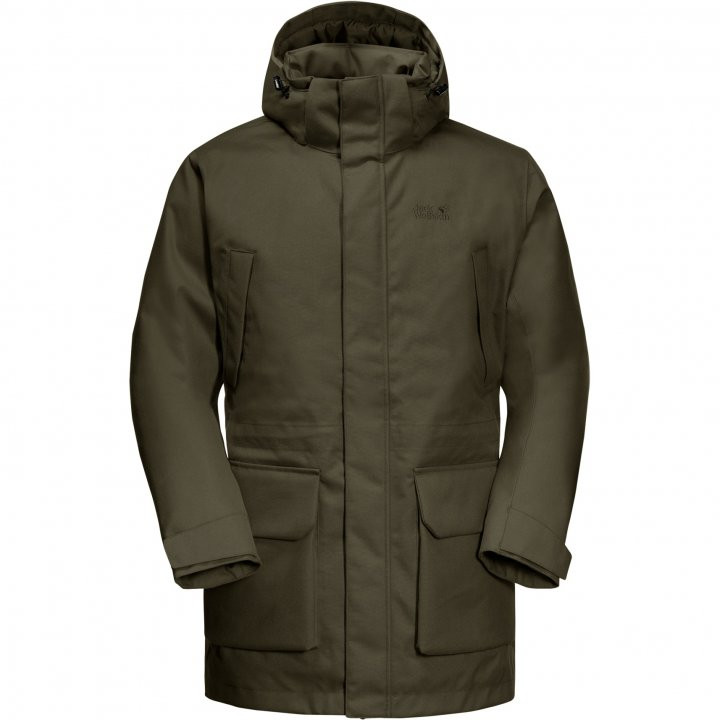 Jack Wolfskin Fierce Wind Parka M Bonsai Green 2022