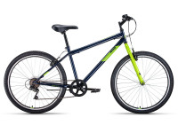 Велосипед Altair MTB HT 26 1.0 темный/синий/зеленый рама 17 (2022)