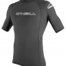 Гидромайка мужская короткий рукав O'Neill Basic Skins S/S Rash Guard Graphite S21 (3341 009) - Гидромайка мужская короткий рукав O'Neill Basic Skins S/S Rash Guard Graphite S21 (3341 009)