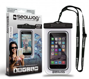 Чехол для смартфона водонепроницаемый Seawag White &amp; Black S21 (SW_W1X) 