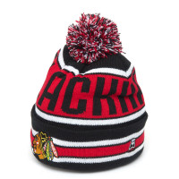 Шапка Atributika&Club NHL Chicago Blackhawks черная (55-58 см) 59392
