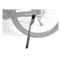 Подножка AUTHOR 8-16505205 алюминиевая AKS-670 R18 24-29" E-BIKE для ЭЛЕКТРО-ВЕЛ. одноперьевая крепл к зад. перу болт (dropout Author IS-R18) черная