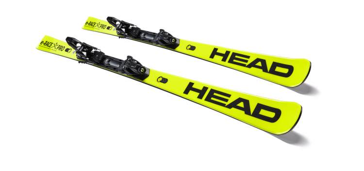 Горные лыжи Head WC Rebels e-Race Pro WCR 14 yellow-black + креп