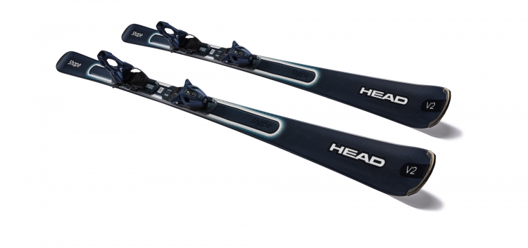 Горные лыжи Head Shape V2 AMT-PR black-green + крепление PR 11 GW