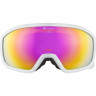 Маска Alpina Scarabeo JR Q-Lite white matt/Q-Lite pink sph. S2 - Маска Alpina Scarabeo JR Q-Lite white matt/Q-Lite pink sph. S2