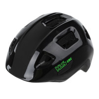 Шлем детский KLS ACEY чёрный S (49-53см). Двухкомпонентное литьё, 10 вент. отверстий, светоотражающие стикеры