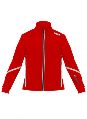 Виндстоппер Vist Titano Softshell Jacket Unisex ruby-ruby-white AMAM00 