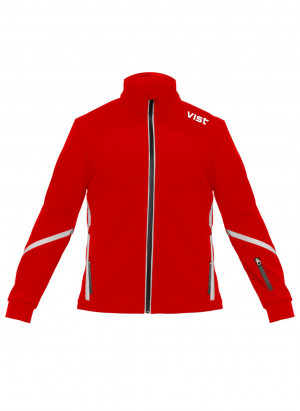 Виндстоппер Vist Titano Softshell Jacket Unisex ruby-ruby-white AMAM00 