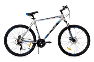 Велосипед Stels Navigator-700 MD 27.5&quot; F010 серебристый/синий (2019) 