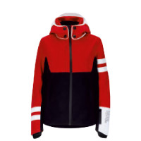 Горнолыжная куртка One More 101 Woman Insulated Ski Jacket LT black/red/white 0D101W0-99CA