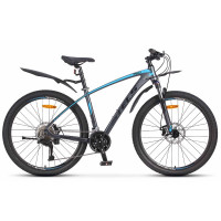 Велосипед Stels Navigator-750 MD 27.5" V010 (м) антрацитовый/синий рама: 21" (2025)