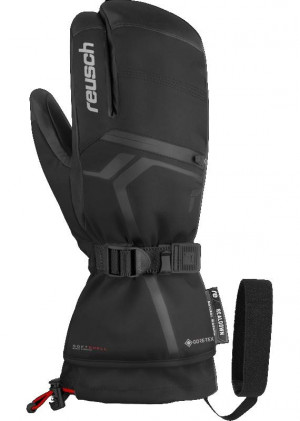 Варежки Reusch Down Spirit GTX Lobster black/silver 