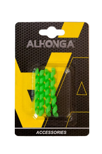 Защитная накладка на оболочку троса Alhonga HJ-PX008-GR, цвет зеленый (комплект 4 шт.)