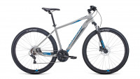 Велосипед Forward Apache 29 3.2 disc серый/синий (2021)