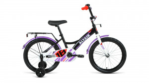 Велосипед Altair Kids 18 черный/белый (2022) 