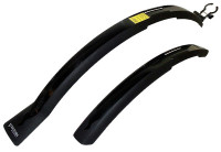 Крылья M-Wave Mud Max 5-386085 удлиненные, 26-29"х50 мм, передние 500 мм, задние 720 мм, пластик, черный