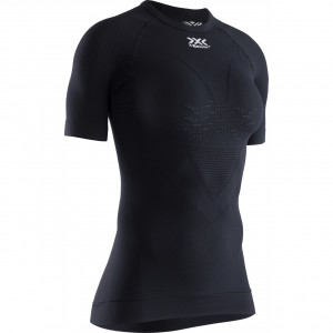 Футболка женская X-Bionic Energizer MK3 LT Shirt Round Neck SH SL Opal Black/Arctic White 