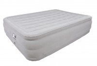 Кровать надувная Jilong Relax Deluxe High Rising Air Bed Queen со встроенным эл.насосом 206 x 152 x 47 светло-серая