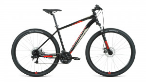 Велосипед Forward Apache 29 2.2 D черный/красный 17&quot; (2022) 