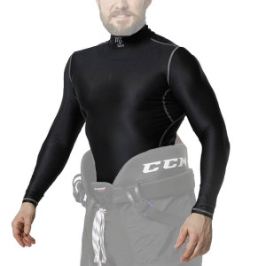 Футболка компрессионная с защитой шеи Mad Guy Kevlar Compression JR 