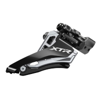 Переключатель передний SHIMANO XTR, M9100-E, 2X12 скоростей, на хомут 34,9(с адаптером 28.6/31.8), SIDE SWING, верхняя тяга