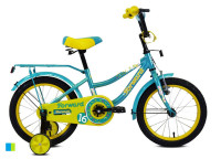 Велосипед FORWARD FUNKY 18 голубой/светло-зеленый (2020)