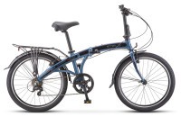 Велосипед Stels Pilot-760 24" V010 темно-синий (2019)