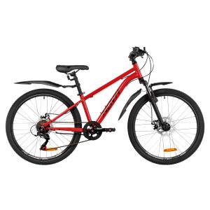 Велосипед Novatrack Battler 24" красный (2026) 