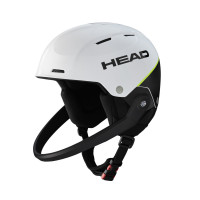 Шлем горнолыжный Head TEAM SL + Chinguard white/black (2023)