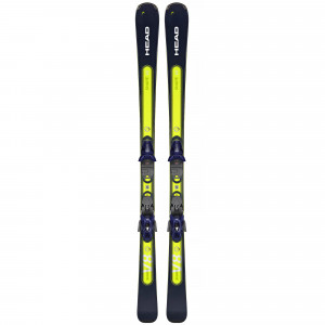 Горные лыжи Head Shape e-V8 black/yellow + крепления PR 11 GW Brake 85 [G] (2024) 