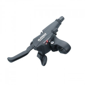 Шифтер/ручка тормоза SHIMANO ST-M530 DUALCONTROL 3X9-скор., DEORE, серая. троса, оплетки, инд.уп. 