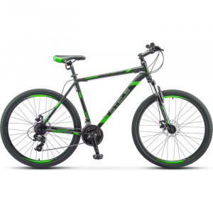 Велосипед Stels Navigator-700 MD 27.5&quot; F010 черный/зеленый (2019) 