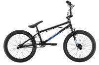 Велосипед Stark Madness BMX 3 черный/голубой (2022)
