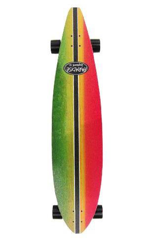 Лонгборд Paradise Rasta Stain Pintail 