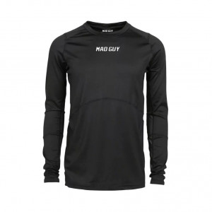 Футболка компрессионная с длинным рукавом Mad Guy Platinum SR черная 
