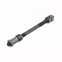 Ось втулки задней Stels под зажим быстросъемный 3/8"x136/140/145мм с гайками, шайбами и конусами