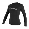 Гидромайка женская O'Neill длинный рукав WMS BASIC SKINS L/S RASH GUARD BLACK S18 - Гидромайка женская O'Neill длинный рукав WMS BASIC SKINS L/S RASH GUARD BLACK S18