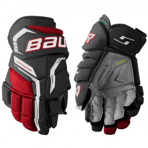 Перчатки Bauer Supreme Fuse S26 INT black/red (1067093) 