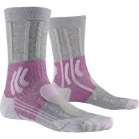 Носки X-Socks Trek Path Women Pearl Grey / Flamingo Pink