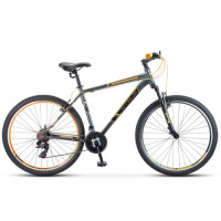 Велосипед Stels Navigator-700 V 27.5" F020 серый/желтый рама: 21" (2021)