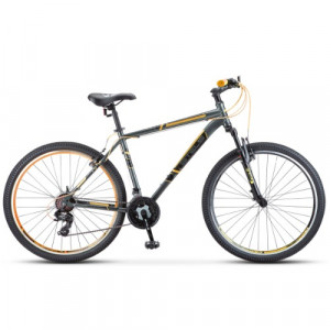 Велосипед Stels Navigator-700 V 27.5&quot; F020 серый/желтый рама: 21&quot; (2021) 