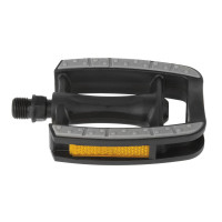 Педали M-Wave Steady C Eco 5-311041 с антискользящим покрытием, пластик, черный