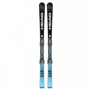 Горные лыжи Head WC Rebels e.GSR SW LYT-PR + крепления PRD 12 GW Brake 85 [F] black/speedblue (2025) 